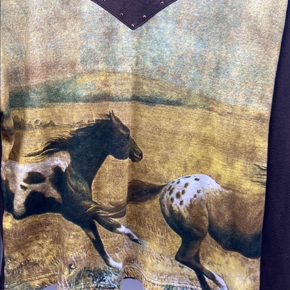 2 tops Vintage Cowgirl & Horses design - Picture 8 of 8